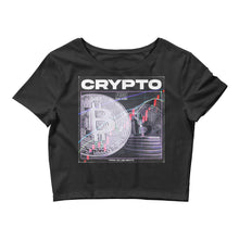 Load image into Gallery viewer, CRYPTO Women’s Crop Tee