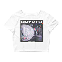 Load image into Gallery viewer, CRYPTO Women’s Crop Tee